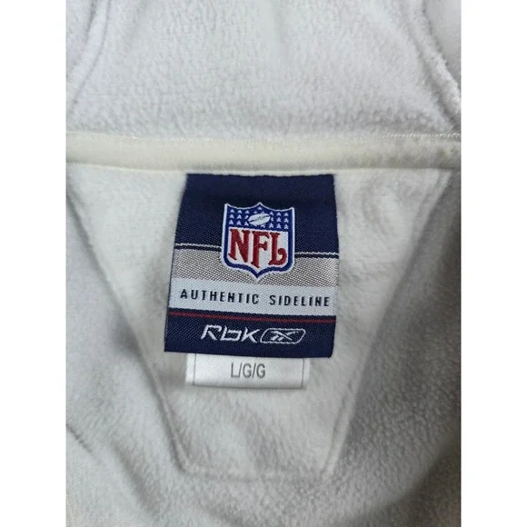 Reebok NFL New York Jets All Over Print Zip Up Hoodie Jacket Men's L G - Picture 2 of 11